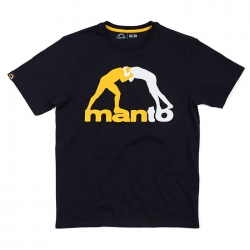 koszulka manto logo czarna do mma