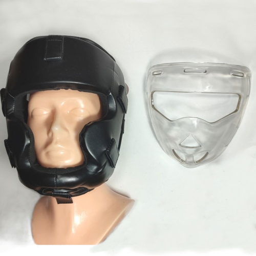 bokserski kask z maską, ochraniacz na głowę kickboxing