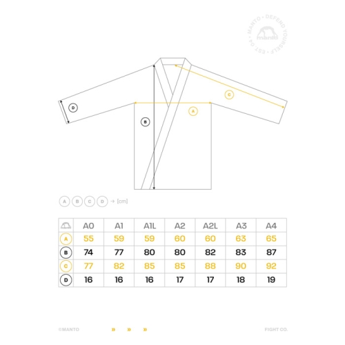niebieskie kimono base 2.0 gi BJJ firmy Manto