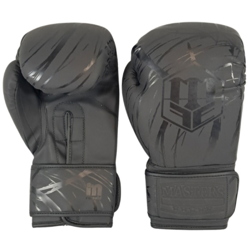 rękawice bokserskie na ring i na trening rpu black czarne