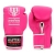 różowe treningowe rękawice bokserskie i kickboxing